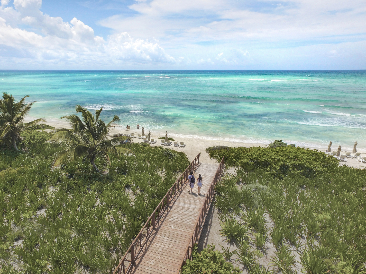 Beach walkway